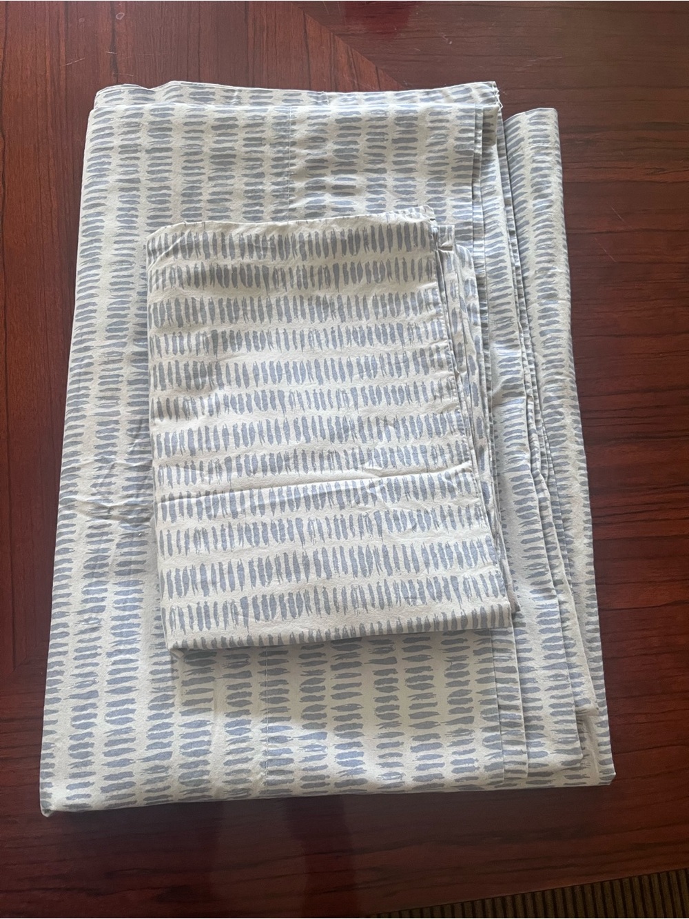 RH TEEN Grey Patterned Cotton Twin size sheet+ PC